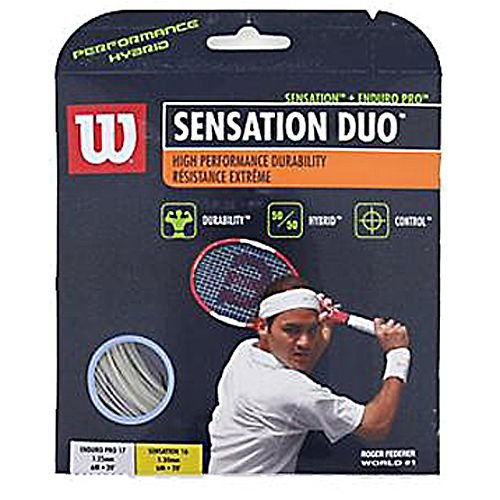 wilson sensation duo hybrid tennis string  more detail click!