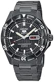 Seiko Men's Seiko 5 Automatic Black Ion Plated Watch #SNZD15