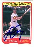 Steve Garvey Autographed/Hand Signed Baseball Card (San Diego Padres) 1985 Fleer Limited Edition #9