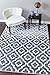 3028 Gray Moroccan Trellis 6'5x9'2 Area Rug Carpet Large New