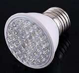 220V Super Bright E27 38 LED White Light Bulb Lamp