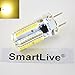 SmartLive 110v 4w G8 Dimmable LED Light Warm White 3000k 30W~40W Halogen Replacement For Chandelier Crystal Ceiling Lamp Light in Bath room,Bed room,Living room，Kitchen