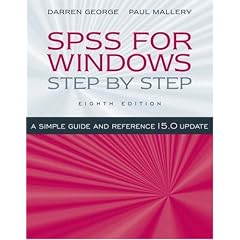 SPSS for Windows Step-by-Step: A Simple Guide and Reference, 15.0 Update (8th Edition)