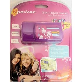 icarly 3-in-1 Digital Camera with Digital Diary Software by Memorex