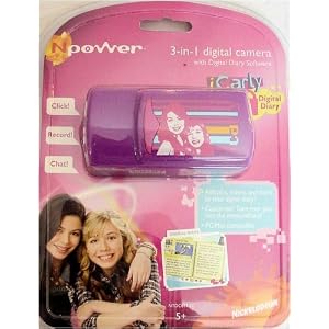 icarly 3-in-1 Digital Camera with Digital Diary Software by 