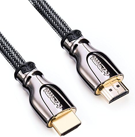 SURGANT HDMI Cable 2.0 Version High Speed Metal Connectors Supports Ethernet 4K 3D 2160P and Audio Return Vase-Shape Model for PS4 XBOX (15FT/4.5M)