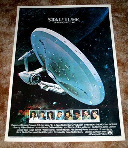 Star Trek The Motion Picture 1979 Promo Enterprise Poster