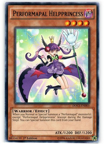 Yu-Gi-Oh! - Performapal Helpprincess (DOCS-EN003) - Dimension of Chaos - 1st Edition - Rare