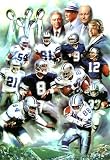 Dallas Cowboys (Group Collage) Sports Poster Print - 11x17