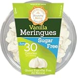 Krunchy Melts' Sugar Free Vanilla Meringue Cookies 2 Oz Tub