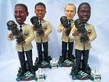4 PLAYER NFL HALL OF FAME INDUCTION BOBBLEHEAD STATUE SET ALLEN BETHEA LOFTON