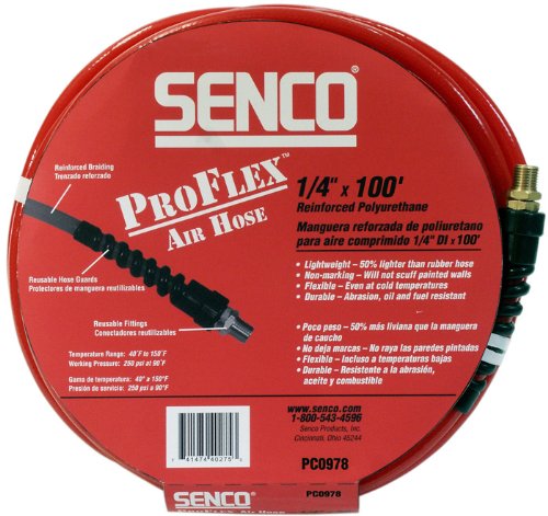 image Buying Guide  Senco PC0978 1/4-Inch by 100-foot Proflex Air Hose