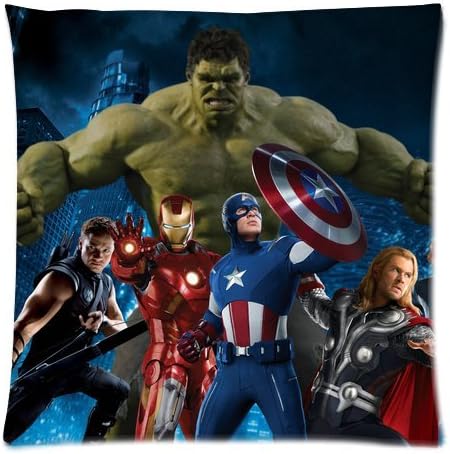 Home Pillow Cover Custom The Avengers Movie Throw Pillow Covers 20 x 20 Pillowcase Cover