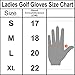 MRX Women Golf Glove Left Handed Golf Gloves Sweat Resistant Soft Cabretta Leather Regular Fit Women Golfer Glove Purple