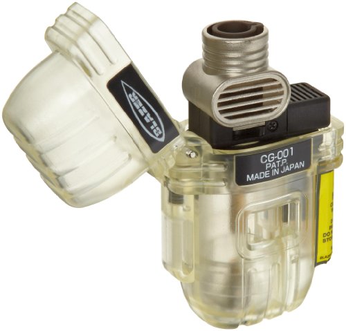 Blazer CG-001 Butane Refillable  Torch Lighter, Clear