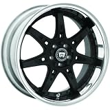 Motegi Racing SP7 MR2488 Matte Black Wheel with Stainless Steel Lip (17x7/5x100mm)