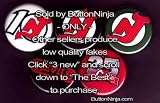 Set of 5 New Jersey Devils Pins 1.25" Buttons NHL Hockey