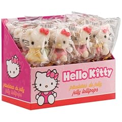Dekoback Hello Kitty Fruchtgummilutscher Display 12 St�ck, 1er Pack (1 x 336 g)