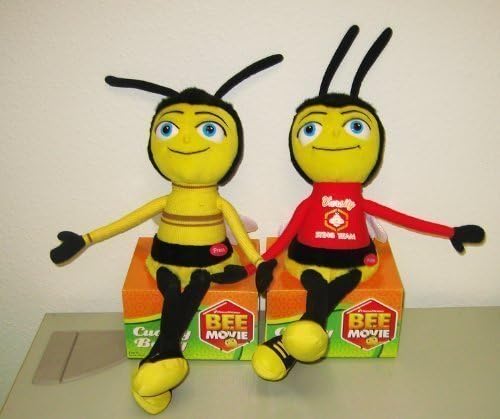 The Bee Movie 15" Plush Buzzing CUDDLY BARRY Doll Toy (Styles may vary)