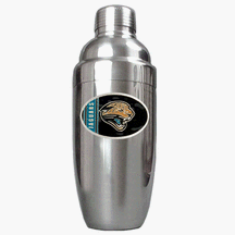 Click here to buy Jacksonville Jaguars Stainless 25 Ounce Steel Cocktail Shaker by Great American Products.