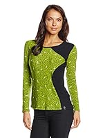 ZERGATIK Camiseta Manga Larga Lizas (Verde)