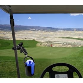 Golf Cart Clamp-on Beer / Drink / Cup Holder