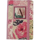Monogram Elastic Closure Notebook or Journal, Punch Studio