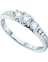 0.48CT DIAMOND 0.20CT CRD BRIDAL RING