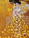 Art Reproduction Oil Painting - Klimt Paintings: Portrait of Adele Bloch-Bauer I, 1907 - Extra Large 30 X 40 - Hand Painted Canvas Art