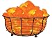 WBM 1301 15-Watt 9-by-5-1/2-Inch Basket Lamp with Himalayan Natural Crystal Salt Chunks