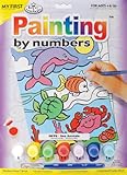 Royal Brush My First Paint by Number Kit, 8.75 by 11.375-Inch, Sea Animals