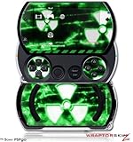 PSPgo Skin and Screen Protector Kit - Radioactive Green fits Sony PSP go