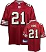 Frank Gore Jersey: Reebok Red Replica #21 San Francisco 49ers Jersey - Large