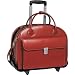 McKleinUSA Glen Ellyn 94366 W Series Italian Leather Detachable-Wheeled Ladies Briefcase (Red)