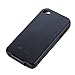 Docooler?Luxury Leather Slim Flip Case Cover Compatible with Apple?iPhone 4 4S - Black