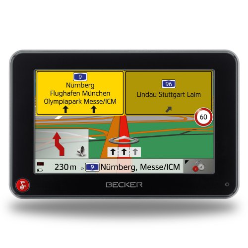 Becker Traffic Assist Z116 Navigationssystem inkl. TMC (10,9 cm (4,3 Zoll) Display, Kartenmaterial EU 41, Bluetooth)