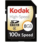 Kodak 8GB High-Speed SD/SDHC, Class 6, 100x Speed, Memory Card (Bulk)
