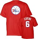 Julius Erving Red Majestic Throwback Player Name and Number Philadelphia 76ers T-Shirt