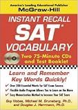 Instant Recall Sat Vocabulary: Learn and Remember Key Words Quickly