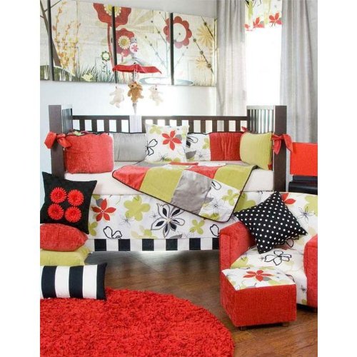 McKenzie 4 Piece Crib Bedding Set by Glenna Jean