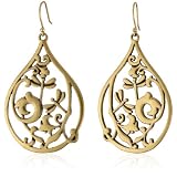 Lucky Brand Openwork Ears Gold-Tone Openwork Floral