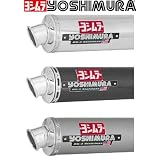 03-04 KAWASAKI ZX636: YOSHIMURA RS-3 SLIP-ON EXHAUST - TITANIUM (LARGE) (SILVER) by Yoshimura