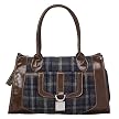 Merona&reg; Plaid Satchel - Brown