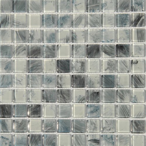 Glass Mosaic Tile Grey White bathroom kitchen backsplash bar spa GM2033 - 15 sheets