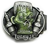 Lucky 13 Doug Dorr Monster Knocker Belt Buckle with Hidden Stash