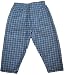 Toddler Boys 100% Cotton Plaid Flannel Pull-On Pants (Available in Teal, Brown, Red & Olive)