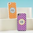 White Geometric Personalized Case for IPhone 4 and 4S