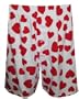 All-over Hearts on White Big and Tall Boxers for men