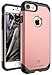 iPhone 8 case, E LV iPhone 7 Case Shock-Absorption / High Impact Resistant Rugged Hybrid Armor Protection Defender Case Cover for Apple iPhone 8 / iPhone 7 [ROSE GOLD/BLACK]