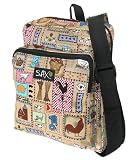 Country Small Backpack Cute Small Back Pack Travel DayPack - CLOSEOUT PRICING yet Very High Quality Cotton Fabric Bag Waterproof Lining UNIQUE CHRISTMAS GIFT IDEAS for Students for Boys Girls Adults